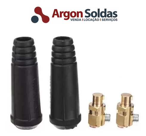 CONECTOR ENGATE RAPIDO 9MM MACHO PARA CABO