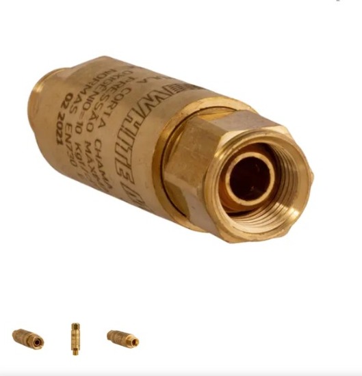 VALVULA CORTA CHAMA REGULADOR AC/GLP WM